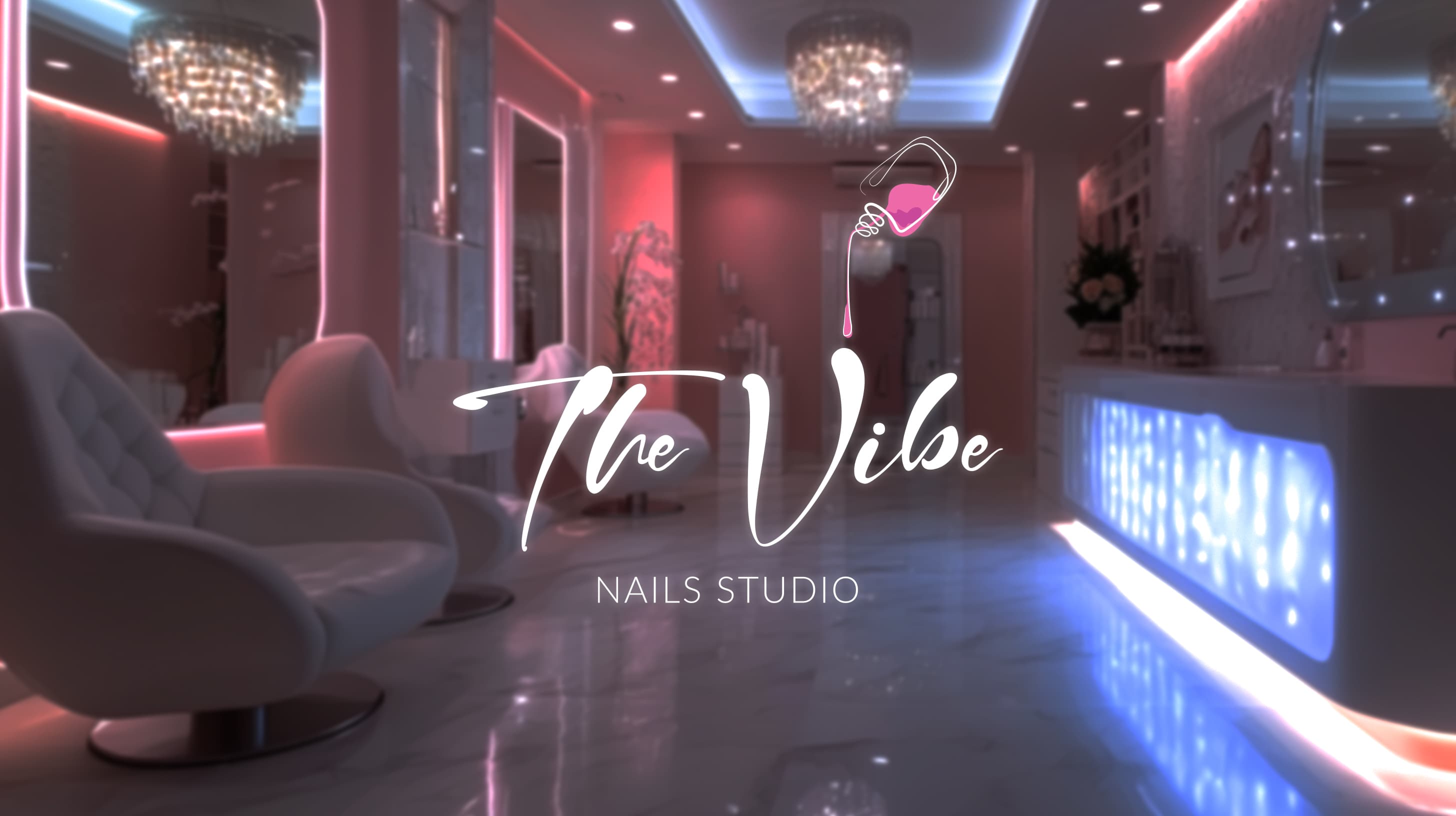 THE VIBE brand identity presentation.